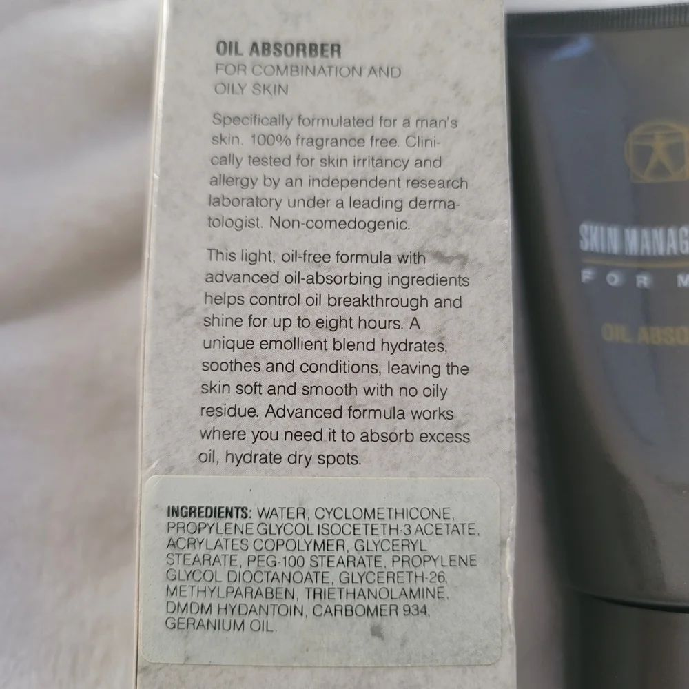 Mary Kay Skin Management for Men Oil Absorber 3‎ Oz NIB New Rare Discontinued.